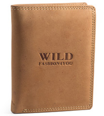 WILD FASHION4U pánská kožená peněženka WF306-NAT