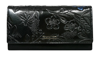 Dámská peněženka velká Cavaldi černá PN20-FL